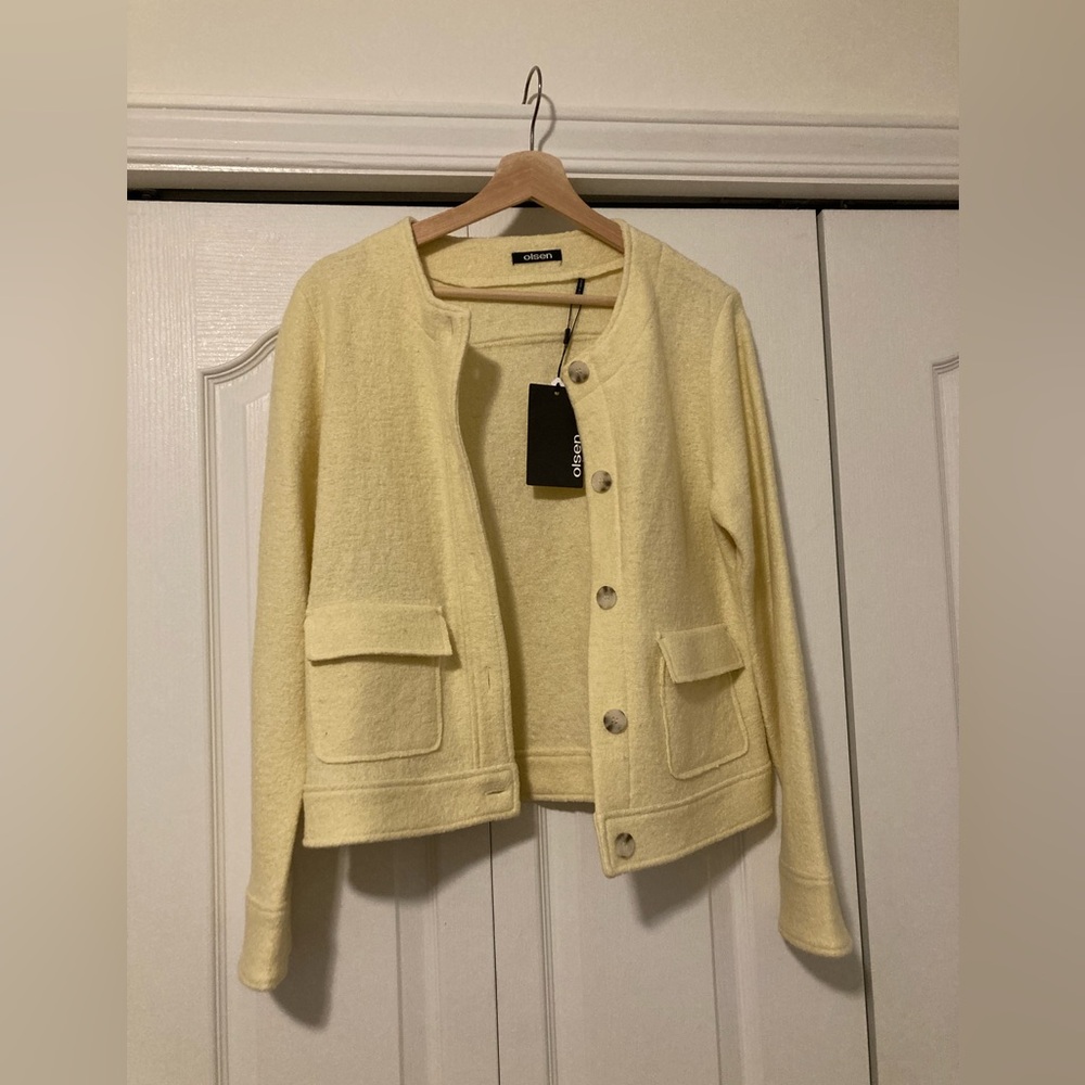 NWT Olsen wool jacket, size small/US 6